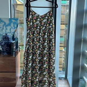 Like new spaghetti strap, J.Crew dress. Beautiful floral patter.